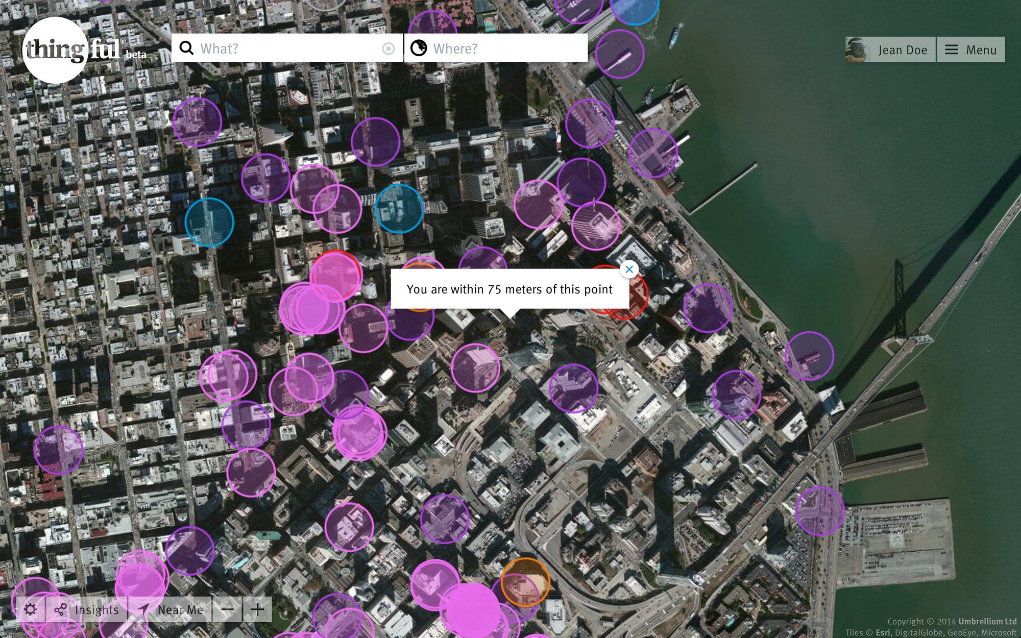 Find public data from connected objects near you