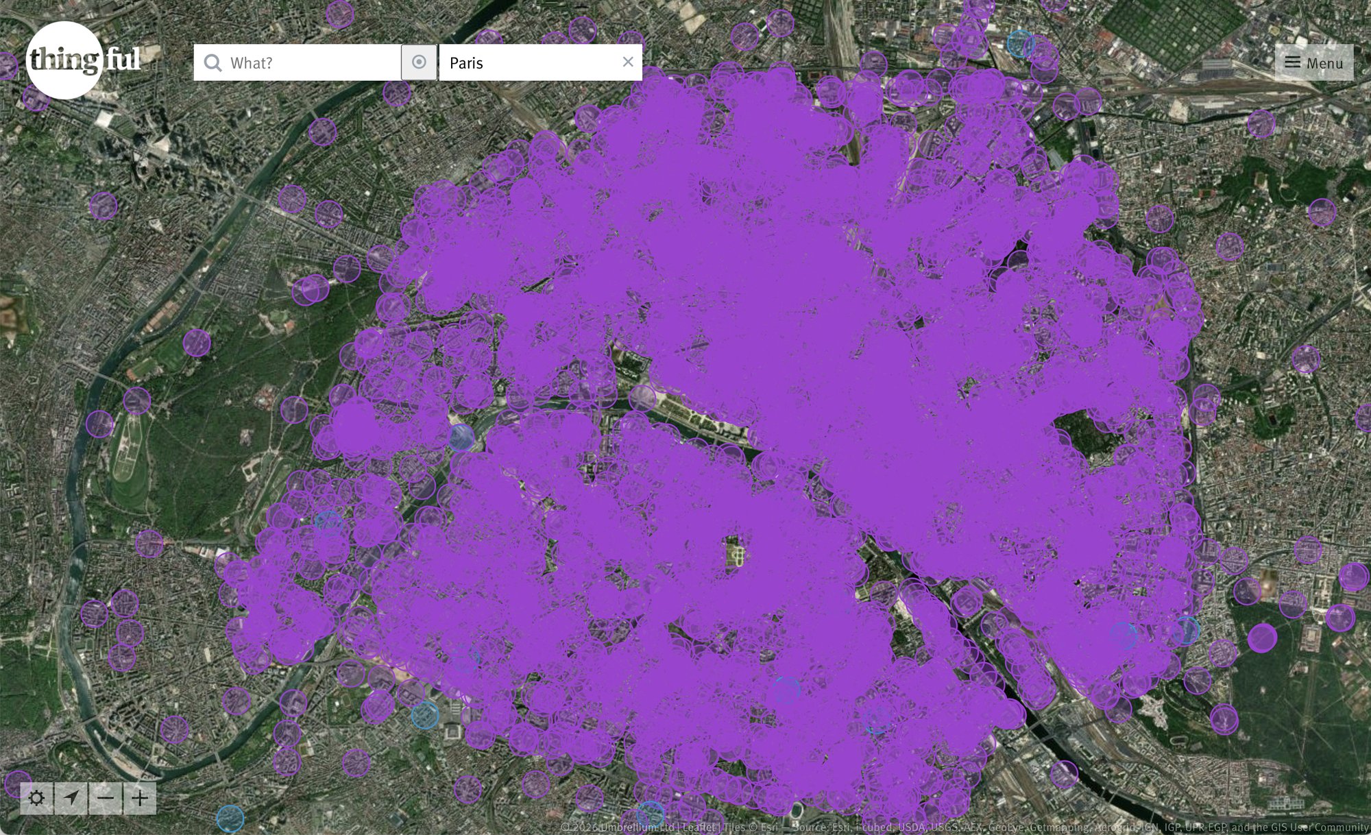 Paris with thousands of connected things spanning across all categories